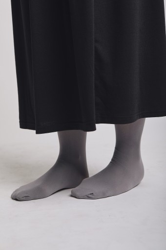 Ziya Knee High Socks Grey